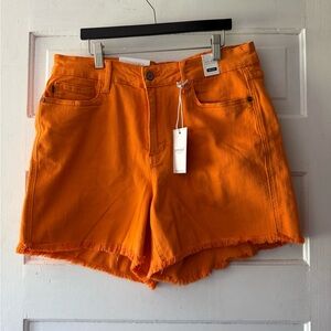 Judy Blue Vibrant Orange Jean Shorts